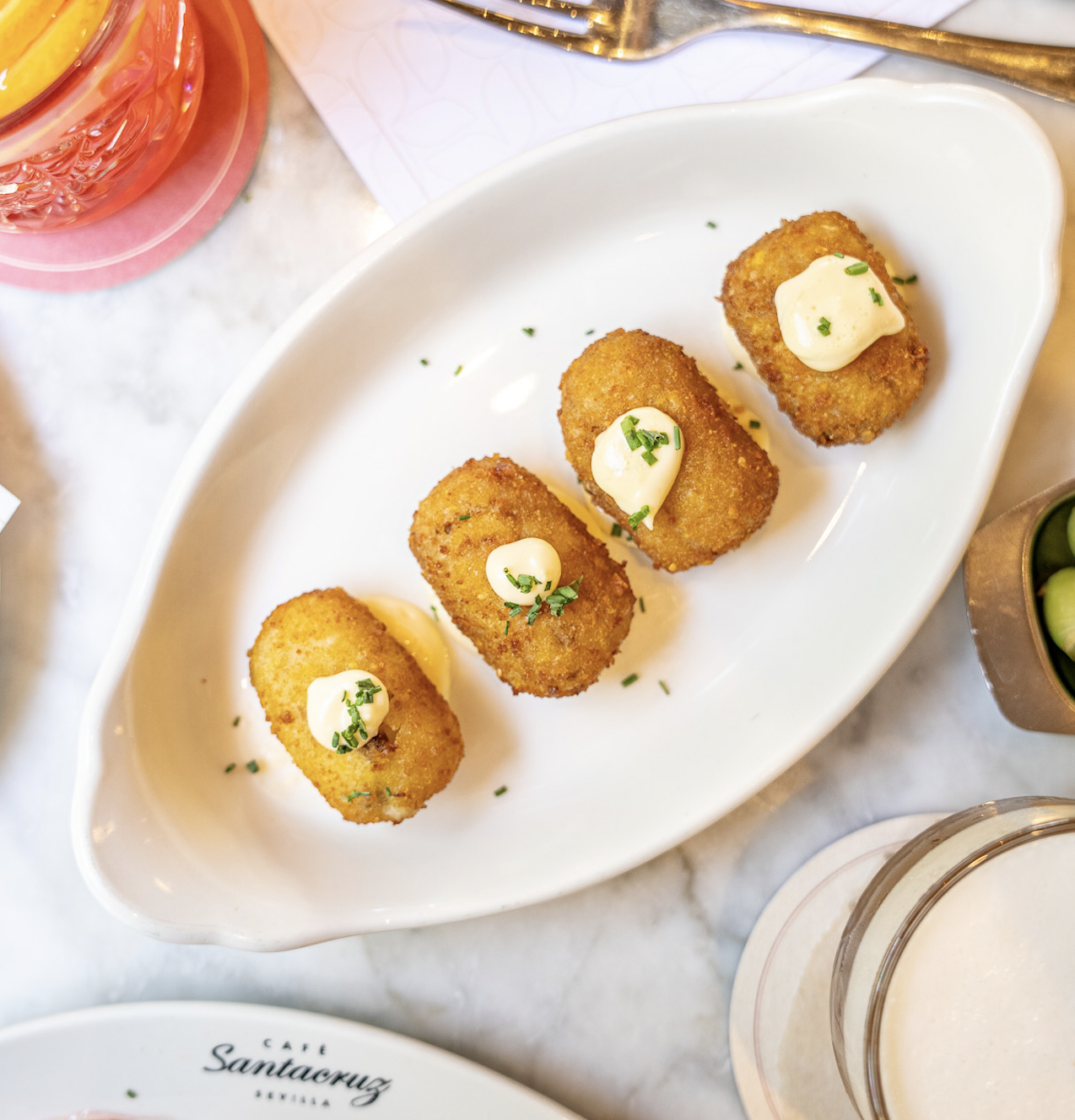 Croquetas de Café Santacruz